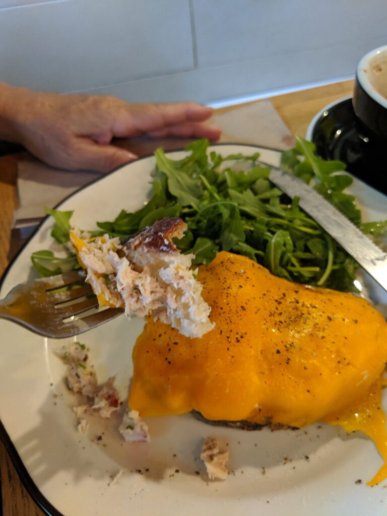 Very melty tuna melt