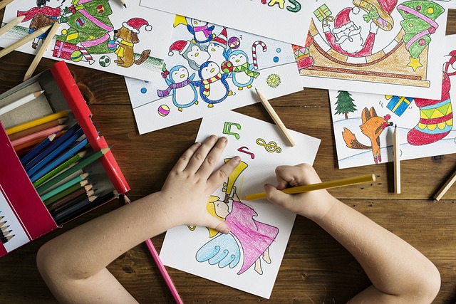 december weekday events coloring PX
