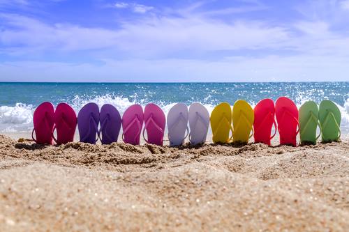 August weekday events flip flops DP