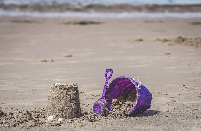 August weekend events sand bucket PX