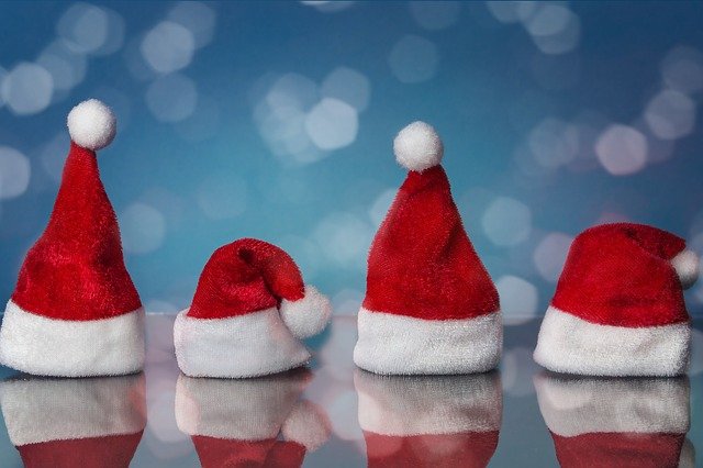 Christmas weekend events Santa hat PX